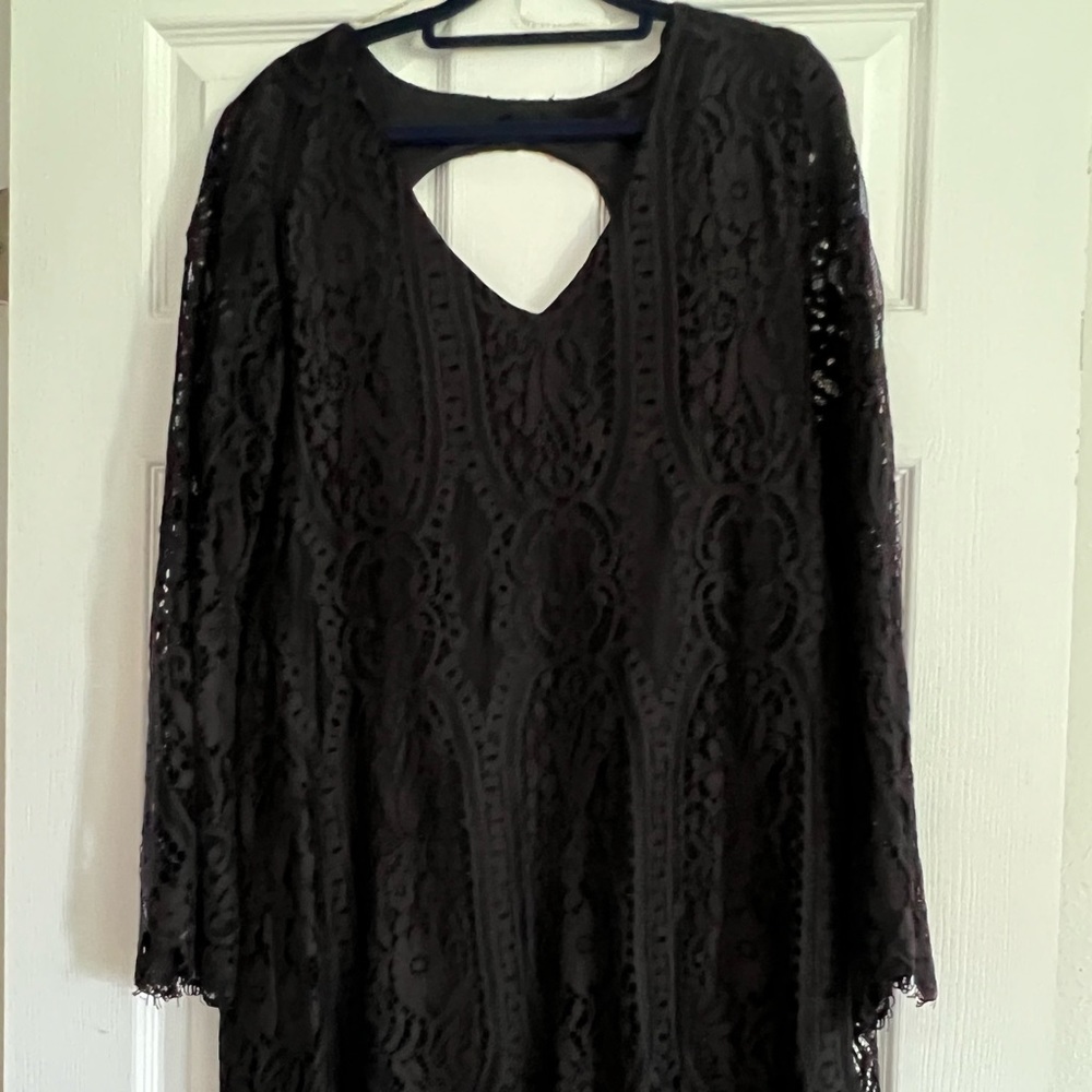 004 Black Lace Special Occasion Dress